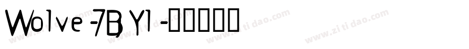 Wolve-7BjYl字体转换