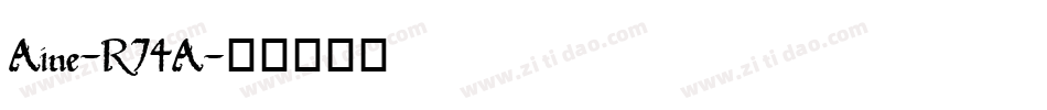 Aine-R74A字体转换