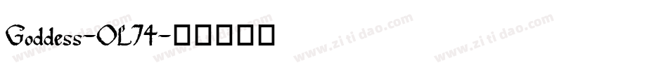 Goddess-OL74字体转换
