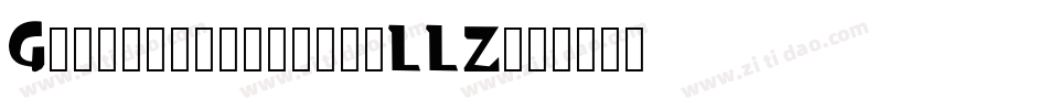 Gothicregular-lLLZ字体转换