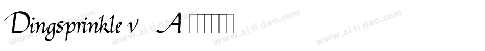 Dingsprinkle-v59A字体转换