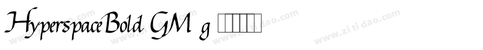 HyperspaceBold-GM0g字体转换