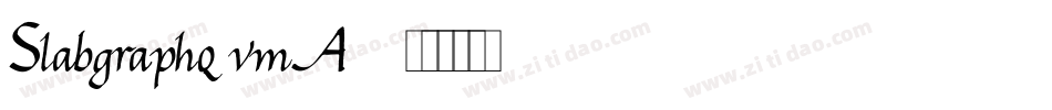 Slabgraph2-vmA59字体转换