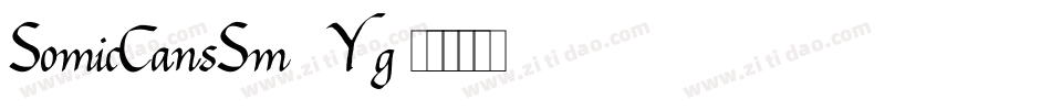 SomicCansSm-8Y0g字体转换