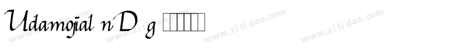 Udamojial-nD0g字体转换