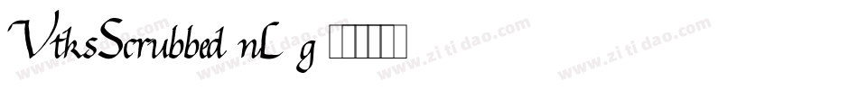 VtksScrubbed-nL0g字体转换