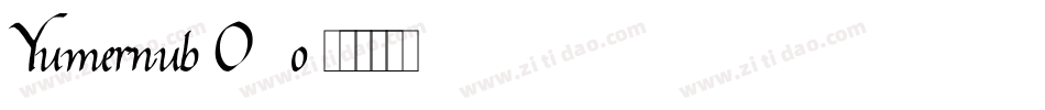 Yumernub-O59o字体转换