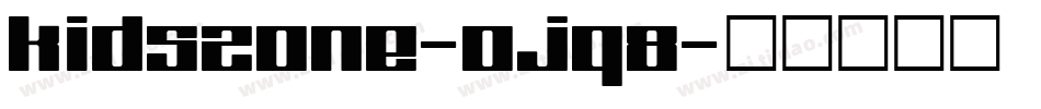 KidsZone-Ojq8字体转换