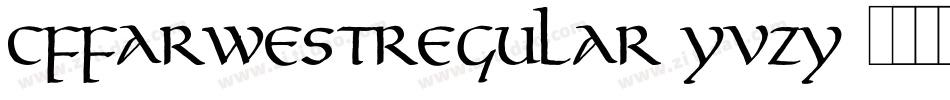 CfFarwestRegular-YvZy字体转换