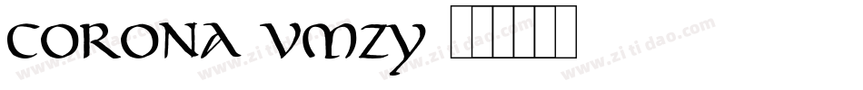 Corona-vmZy字体转换