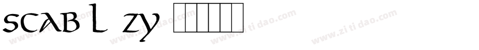 Scab-l9Zy字体转换
