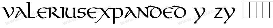ValeriusExpanded-Y1Zy字体转换