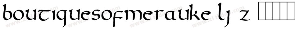 Boutiquesofmerauke-lj3Z字体转换