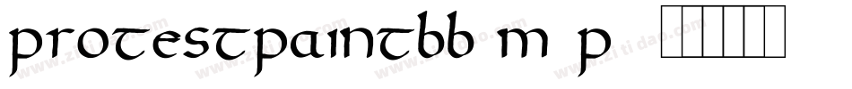 ProtestpaintBb-m5P9字体转换