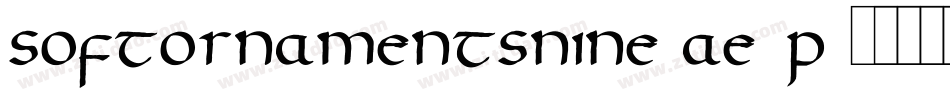 Softornamentsnine-AE5p字体转换 Softornamentsnine-AE5p字体转换