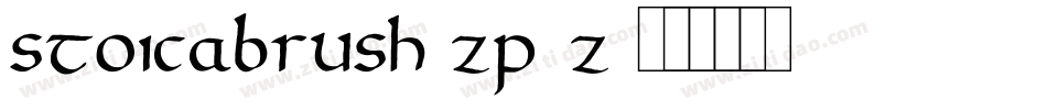 StoicaBrush-ZP3z字体转换