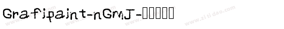 Grafipaint-nGmJ字体转换