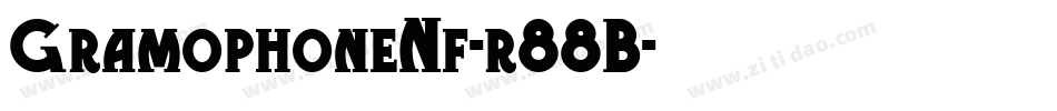 GramophoneNf-r88B字体转换