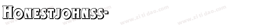 Honestjohnss字体转换