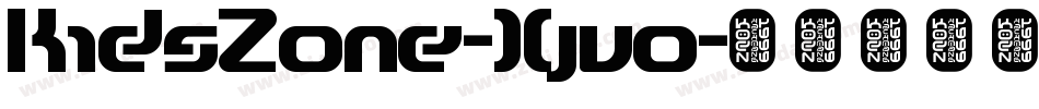 KidsZone-Xjvo字体转换