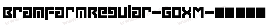 BramfarmRegular-60xM字体转换