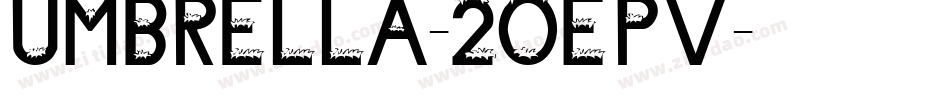 Umbrella-2OEpv字体转换