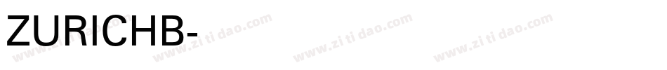 ZURICHB字体转换