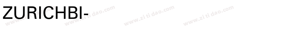 ZURICHBI字体转换