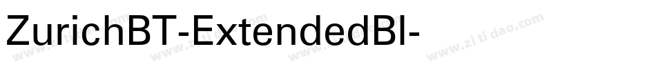 ZurichBT-ExtendedBl字体转换