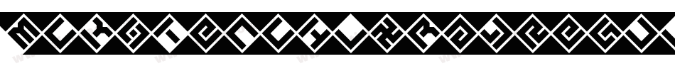 MckStencilXrayRegular-1OEv字体转换