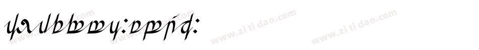 Alderta-yw1RZ字体转换