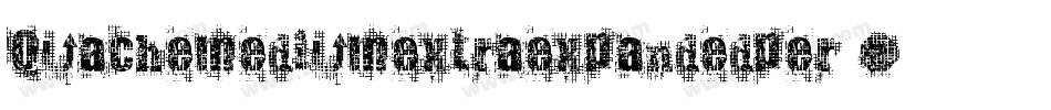Quachemediumextraexpandedper-OVq84字体转换