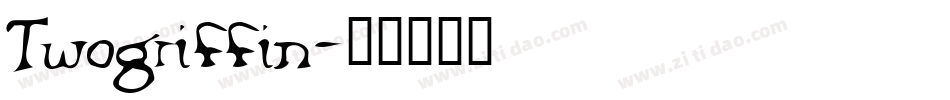 Twogriffin字体转换