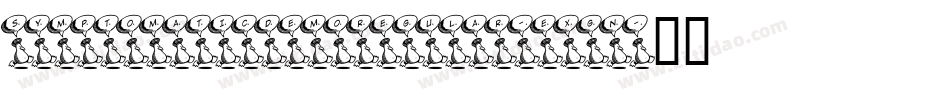 SymptomaticDemoRegular-eXgn字体转换