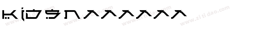 KIDSN字体转换