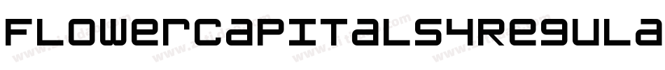 FlowerCapitals4Regular-OVEEo字体转换
