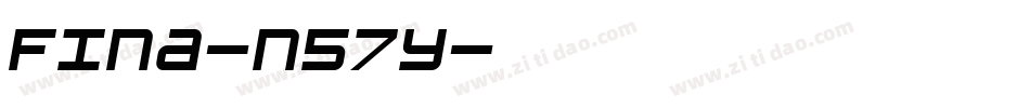 Fina-n57Y字体转换