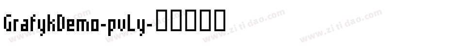 GrafykDemo-pvLy字体转换