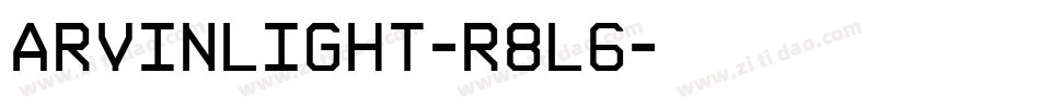 ArvinLight-R8l6字体转换