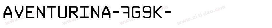 Aventurina-7g9K字体转换