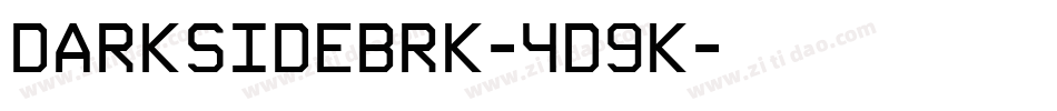 DarkSideBrk-4d9K字体转换