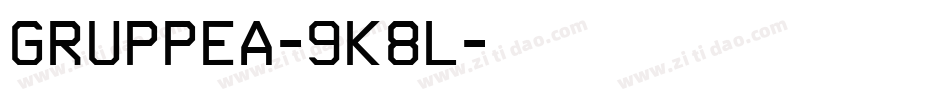 GruppeA-9K8L字体转换