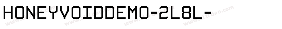 Honeyvoiddemo-2l8l字体转换