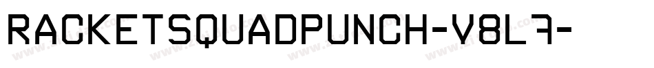 RacketSquadPunch-v8l7字体转换