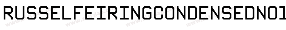 RusselfeiringCondensedNo1Medium-7Z8l字体转换