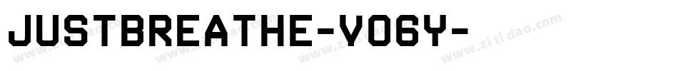 JustBreathe-vO6y字体转换