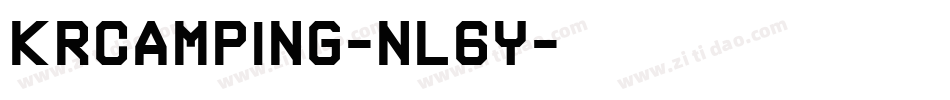 KrCamping-nL6Y字体转换