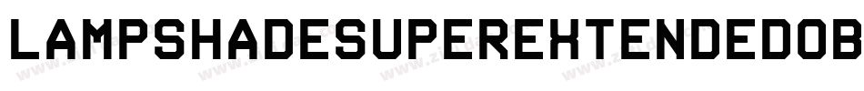 LampshadeSuperextendedOblique-yP1d字体转换