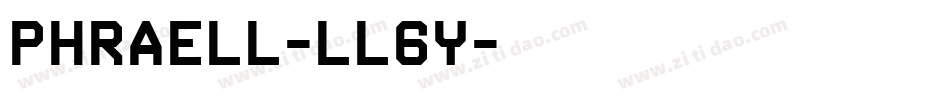 Phraell-ll6y字体转换