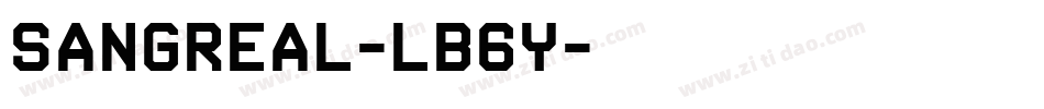 Sangreal-lB6y字体转换
